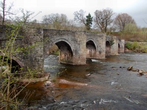 Llangynidr Bridge on the River Usk