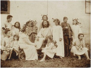 Diefenbach and his communards at the Himmelhof, near Vienna, 1897-1899