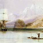 (3.4) HMS Beagle. Conrad Martens, c. 1836