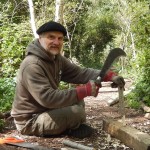 Making Pegs (with a billhook)