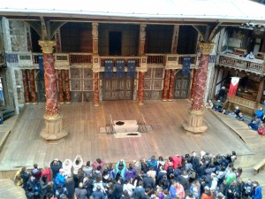 All the World's a Stage (Globe Theatre set for As You Like It)