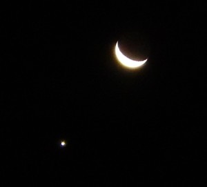Moon and Venus (as Morning Star)