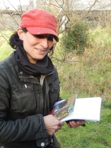Huma Pearce, mammal expert, in Gunnersbury Triangle