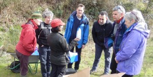 Huma instructing the trapping group