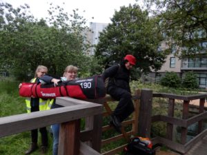 London Bat Group arriving for a night's trapping