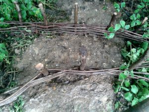 Scouring under flood fence